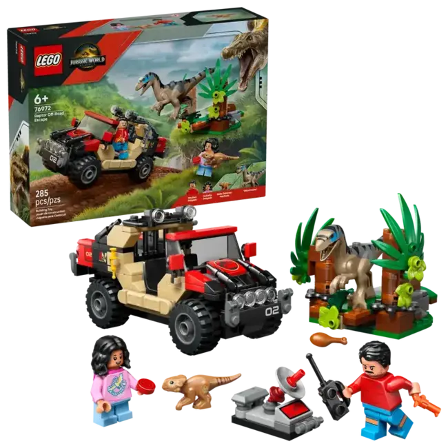 LEGO® Jurassic World - L'évasion hors route du Raptor - 76972
