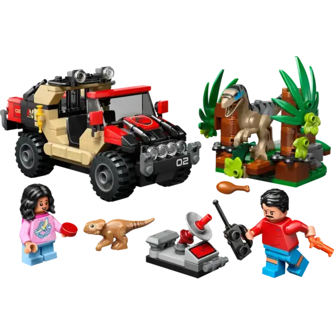 LEGO® Jurassic World - L'évasion hors route du Raptor - 76972