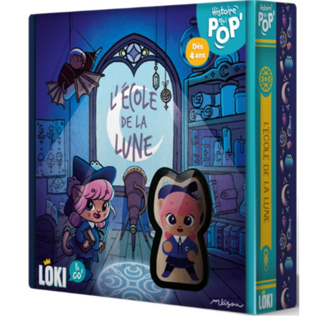 Histoire qui pop : L'école de la lune (Multilingue)