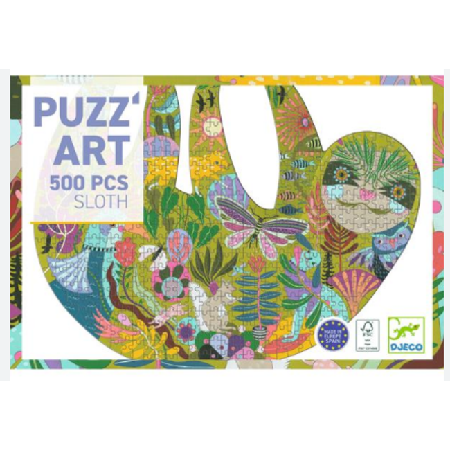 Djeco Puzz'Art - Sloth - 500 mcx