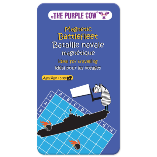 purple cow Jeu Magnétique - Bataille Navale (Multilingue)