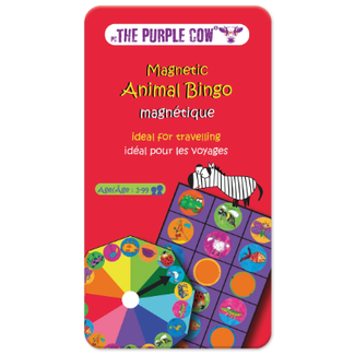 purple cow Jeu Magnétique - Bingo Animaux (Multilingue)