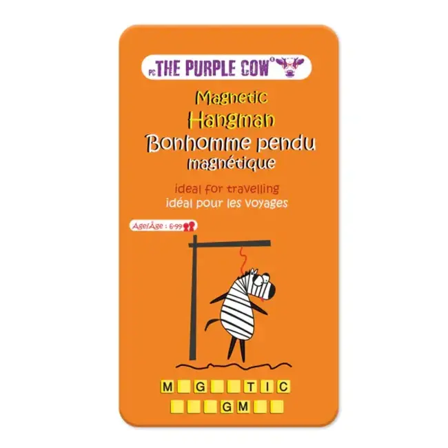 purple cow Jeu Magnétique - Bonhomme Pendu (Multilingue)