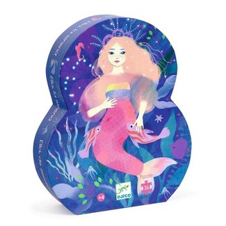 Djeco Puzzle Silhouette - Ella, la sirène - 36 pcs
