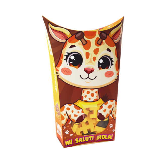 Marioinex Mini-Waffle - Animaux de poche - Girafe
