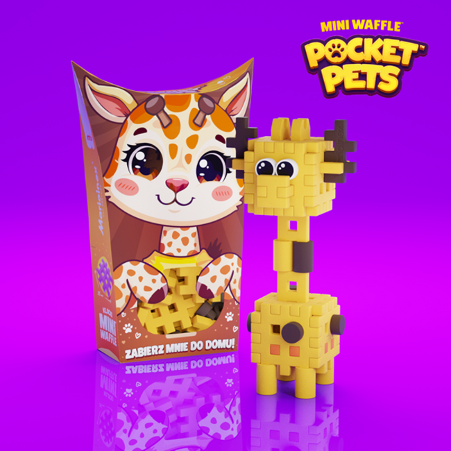 Marioinex Mini-Waffle - Animaux de poche - Girafe