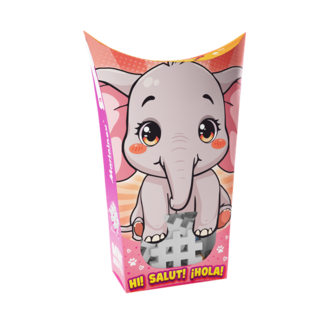 Marioinex Mini-Waffle - Animaux de poche - Éléphant