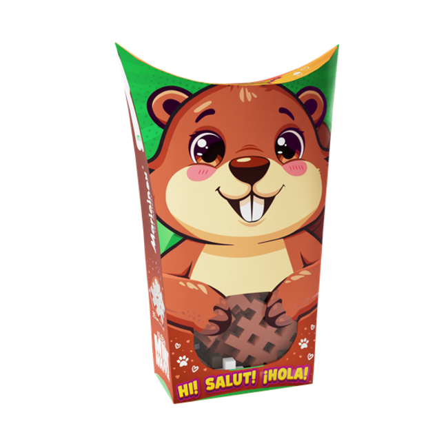 Marioinex Mini-Waffle - Animaux de poche - Castor