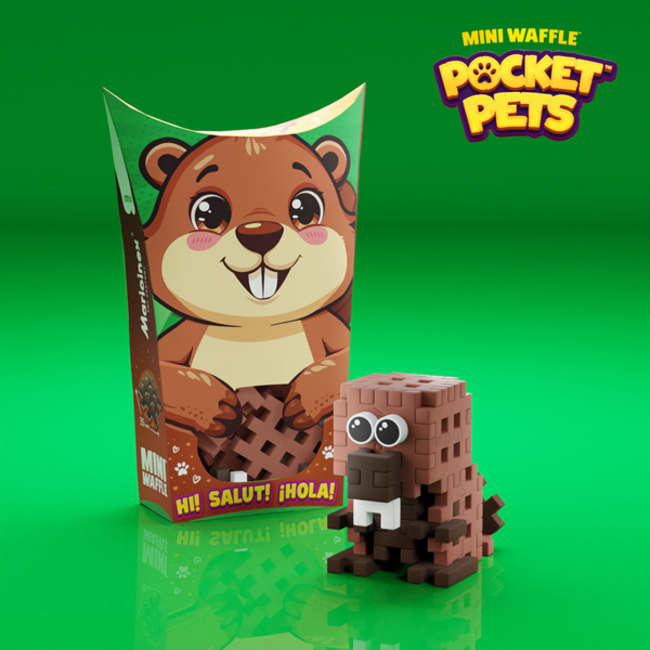 Marioinex Mini-Waffle - Animaux de poche - Castor