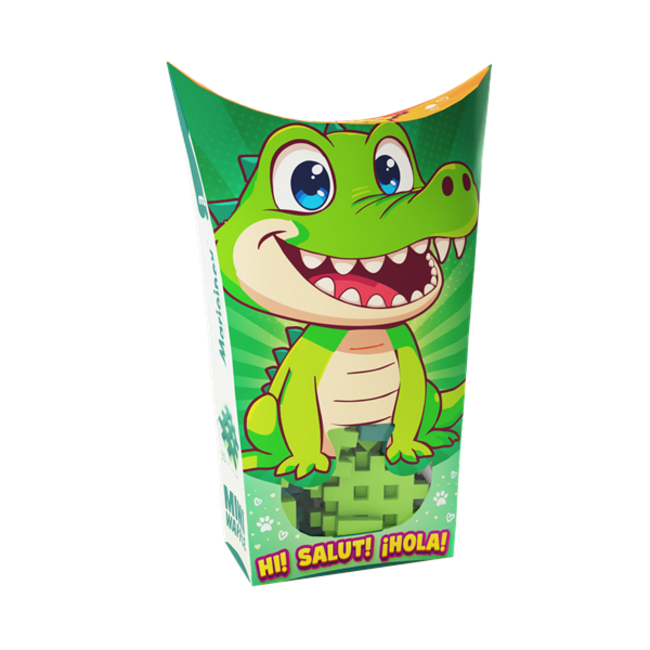 Marioinex Mini-Waffle - Animaux de poche - Crocodile