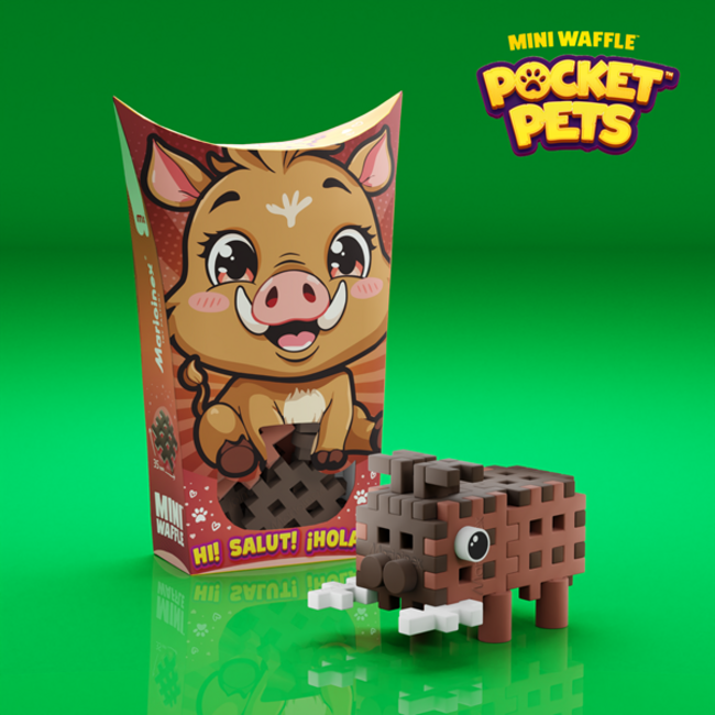 Marioinex Mini-Waffle - Animaux de poche - Sanglier