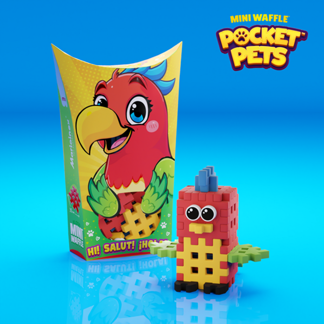 Marioinex Mini-Waffle - Animaux de poche - Perroquet
