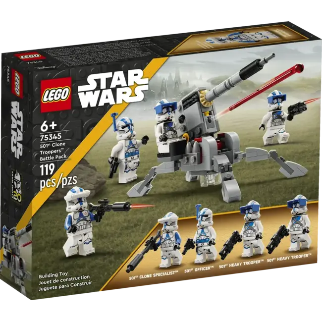 LEGO® Star Wars - Ensemble de combat de Clone Troopers de la 501e Légion - 75345