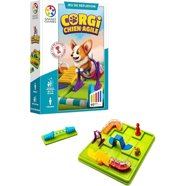 Smart Games Corgi, Chien Agile (Multilingue)