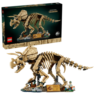 LEGO® Jurassic World - Les fossiles de dinosaures : le tricératops - 77985