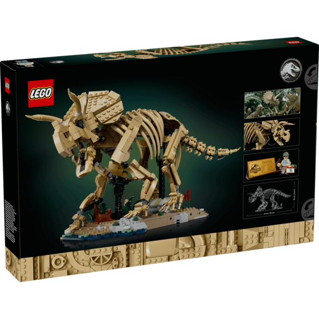 LEGO® Jurassic World - Les fossiles de dinosaures : le tricératops - 77985