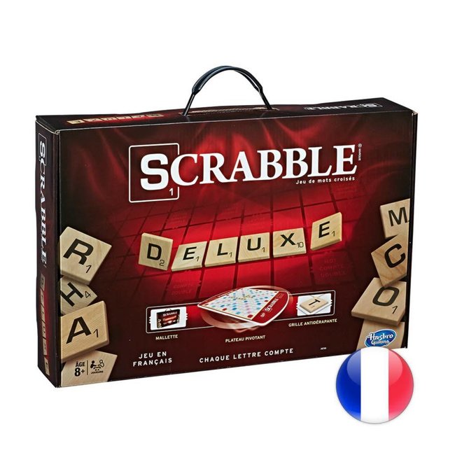 Scrabble Deluxe Plateau Pivotant - Boutique de Jeux Variantes