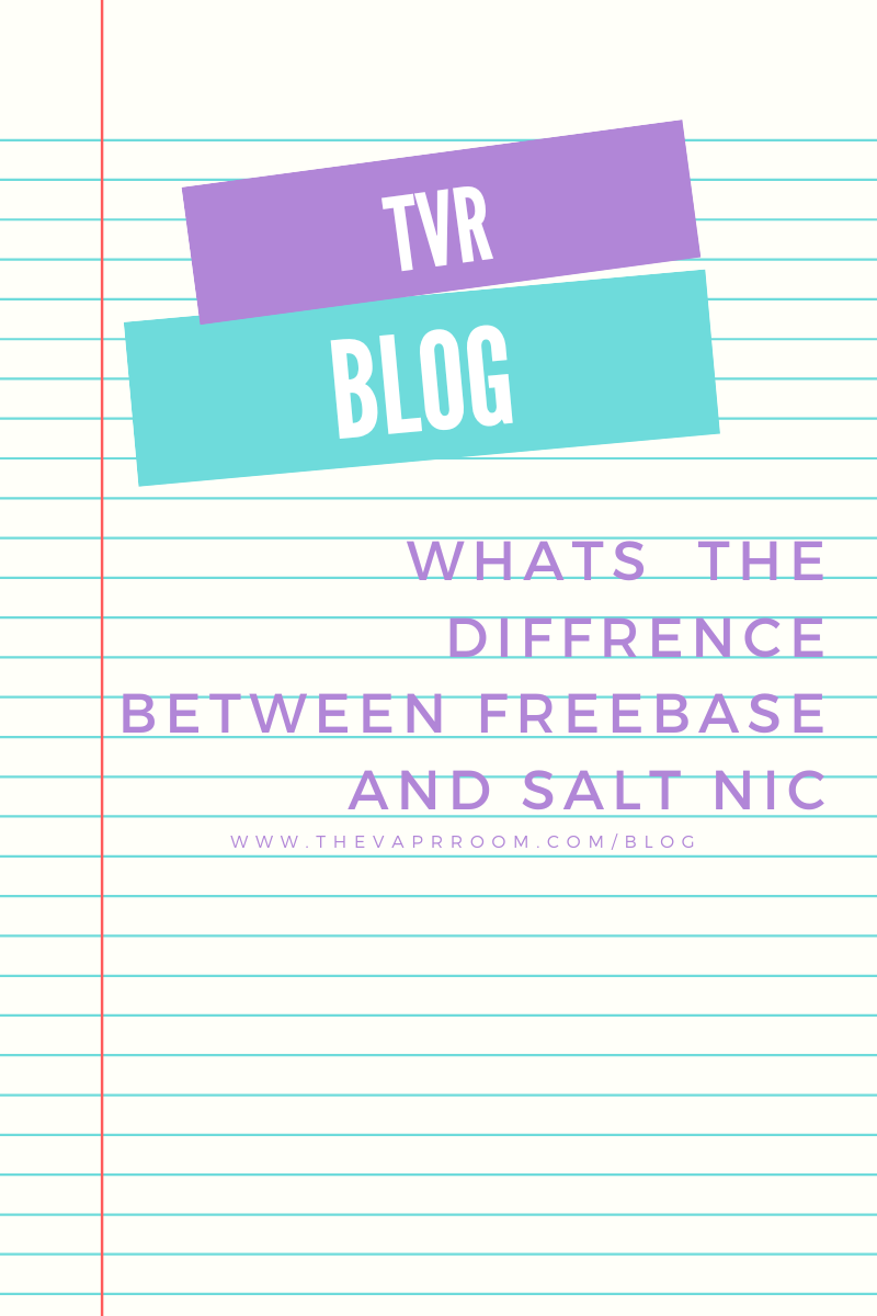 The difference between freebase & salt nicotine!