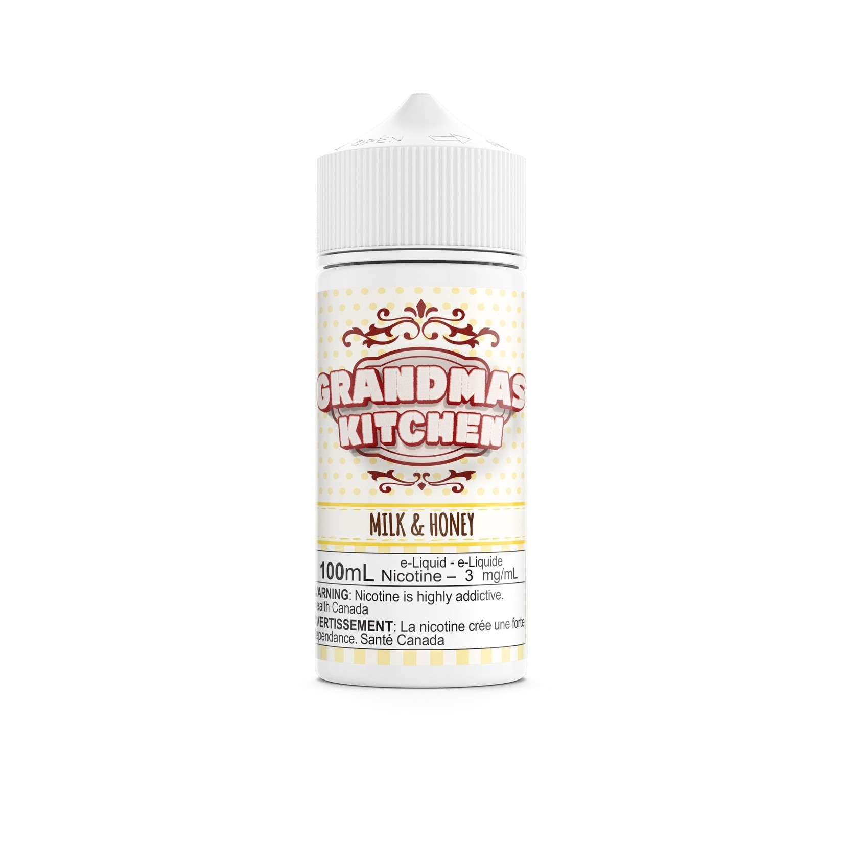 Grandma's Kitchen Freebase Nicotine Vape Juice