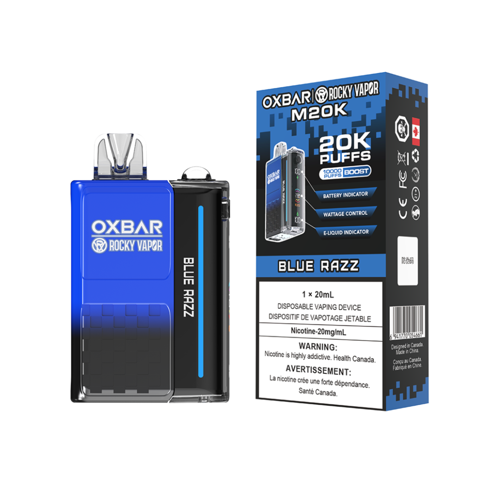 Rocky Vapor Oxbar M20k Disposable Vape