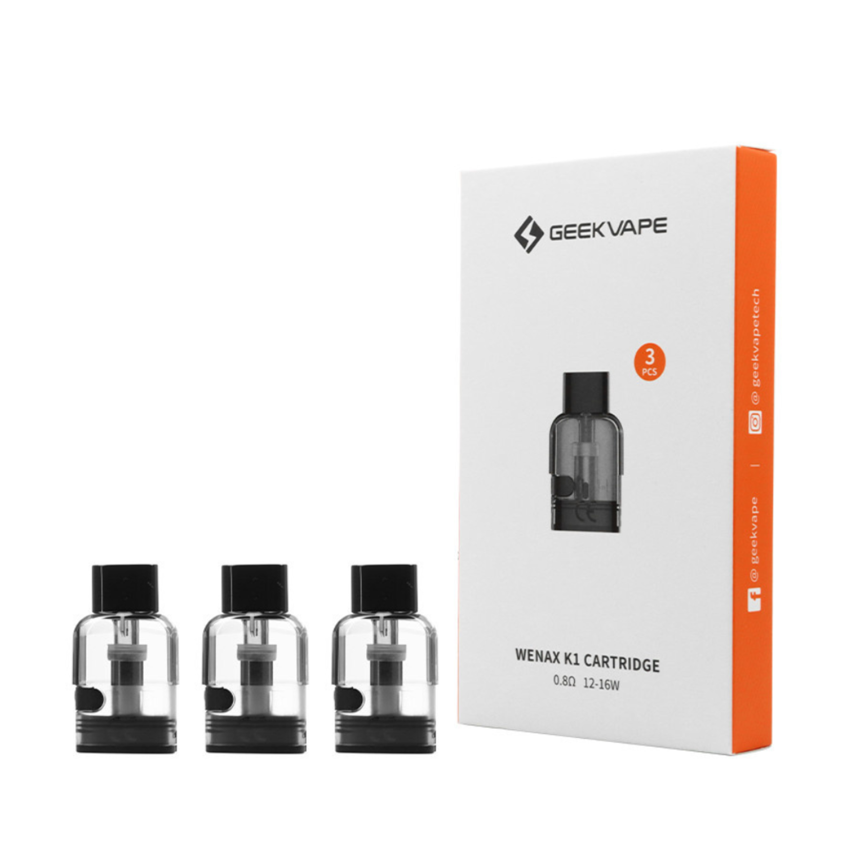 Geek Vape K1 Pods (0.8ohm - 3PCS)