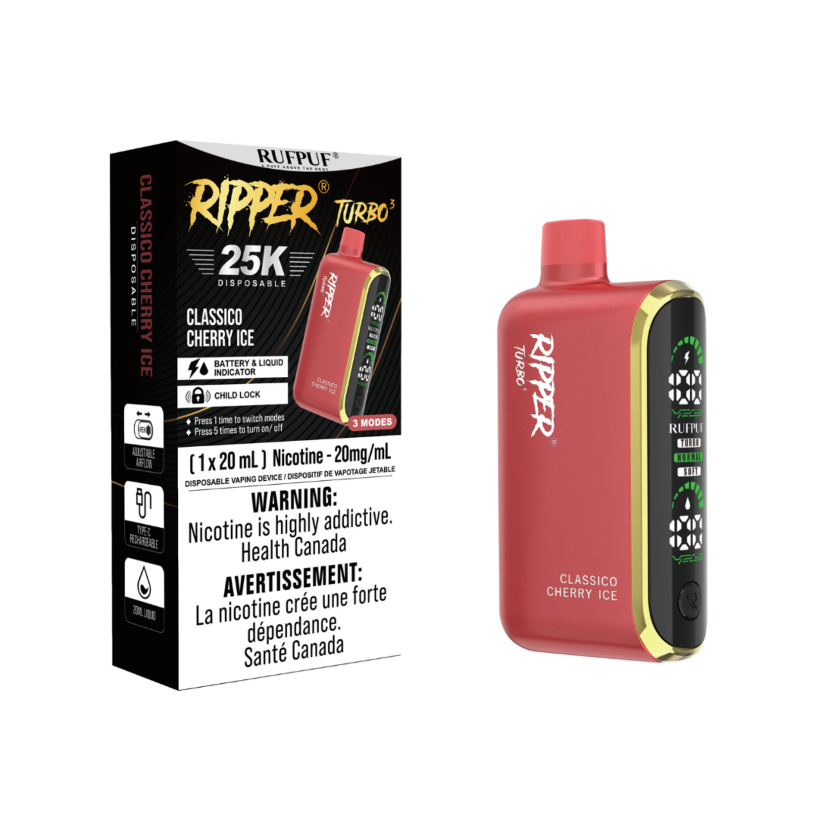 Ripper Turbo 3 25k Disposable
