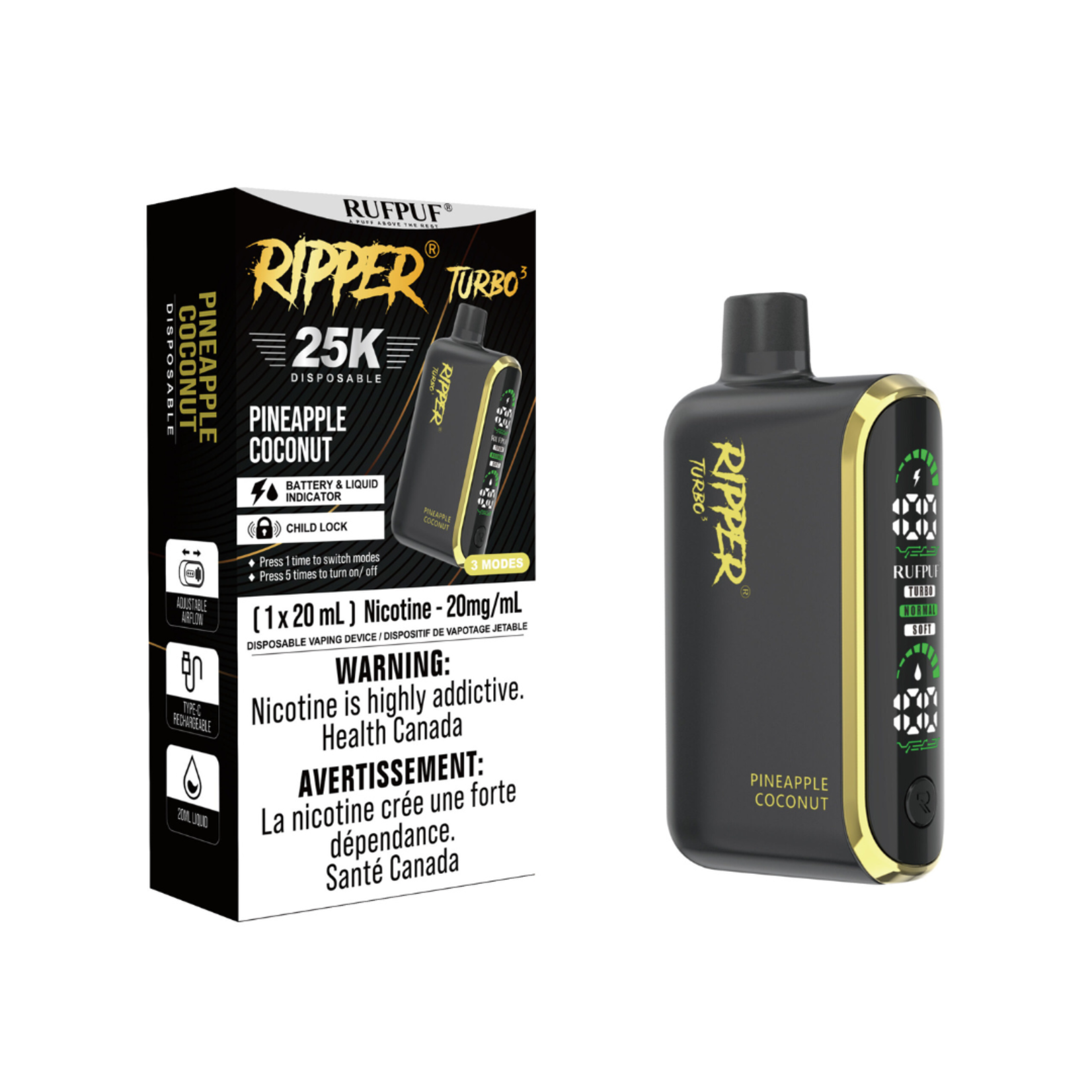 Ripper Turbo 3 25k Disposable