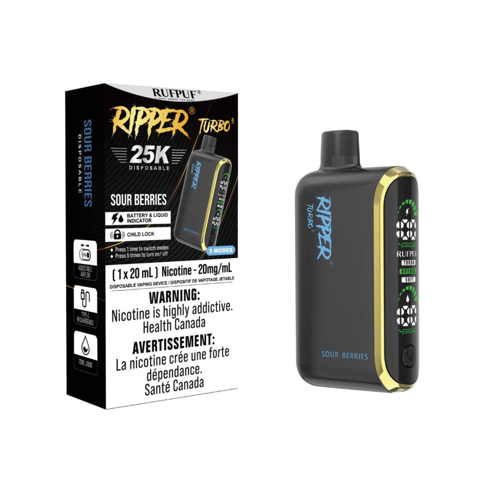 Ripper Turbo 3 25k Disposable