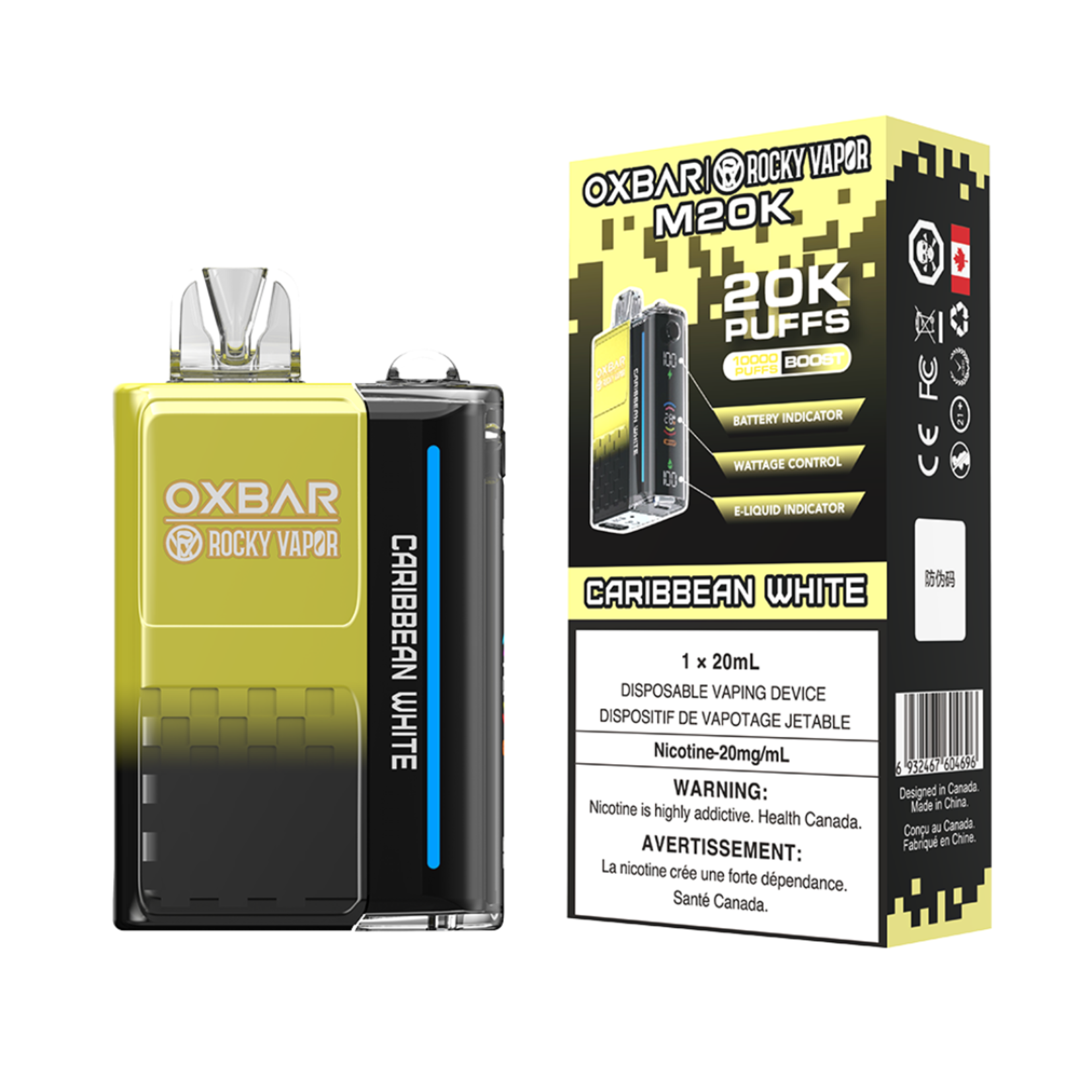Rocky Vapor Oxbar M20k Disposable