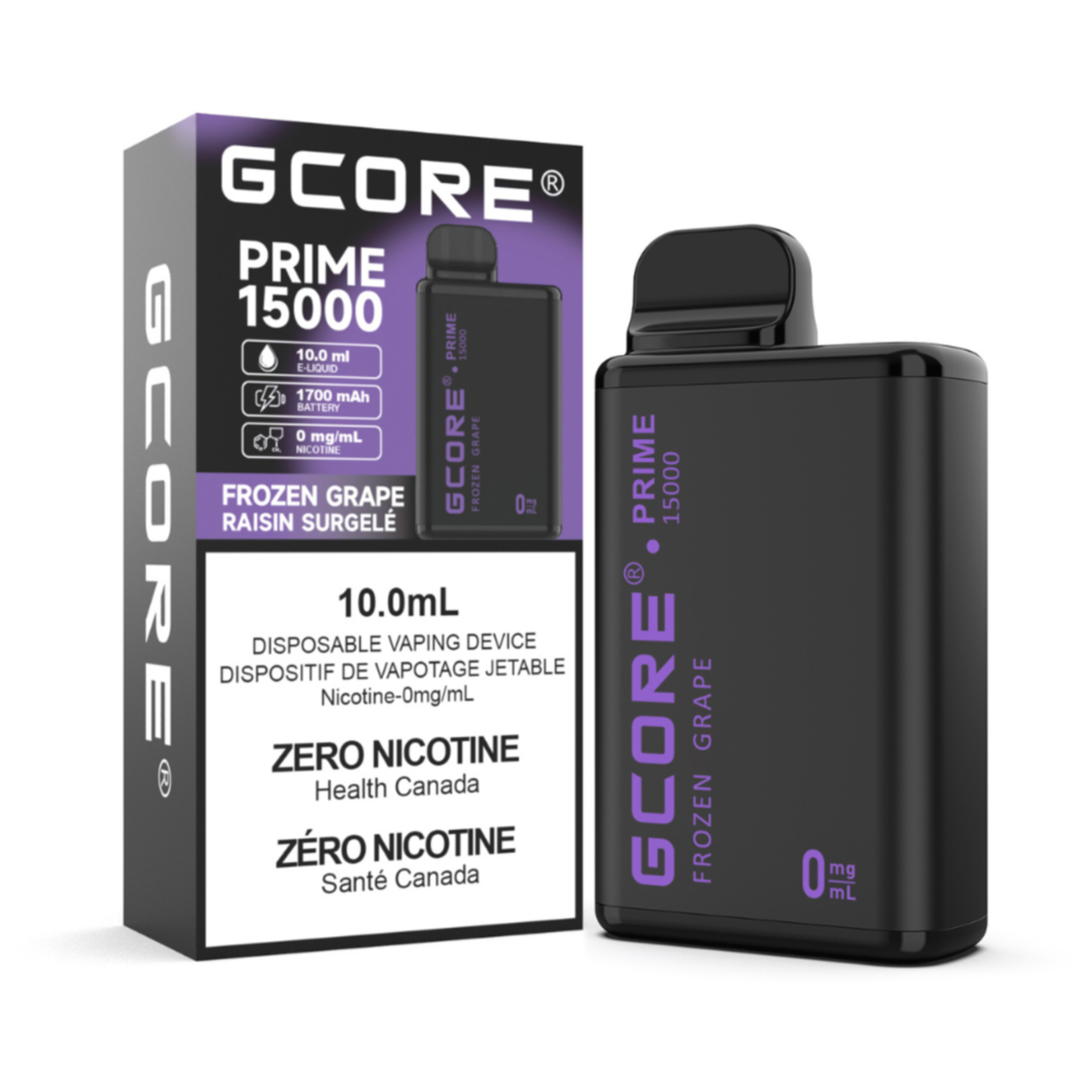 Gcore Vape Prime 15k (Zero Nic)