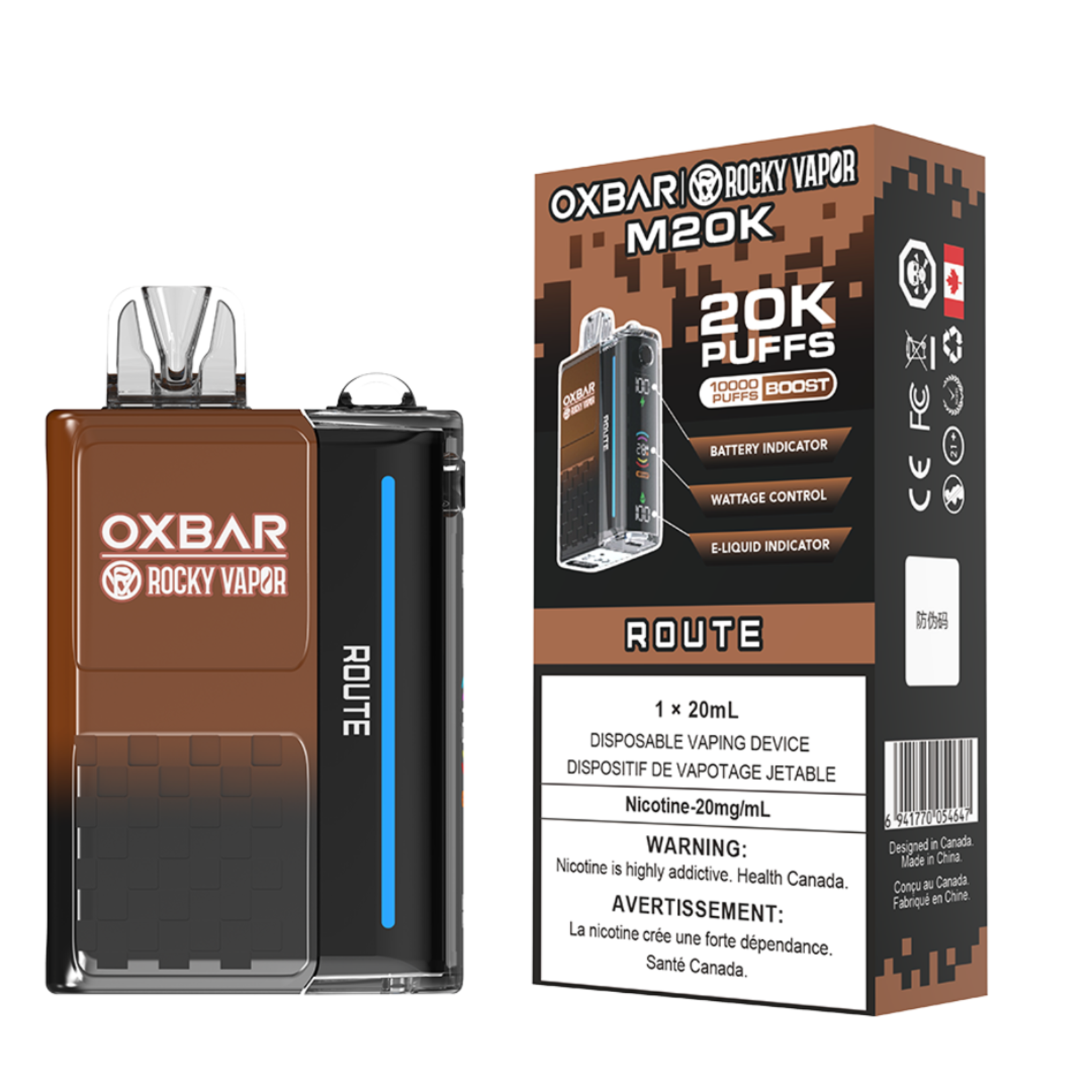 Rocky Vapor Oxbar M20k Disposable Vape