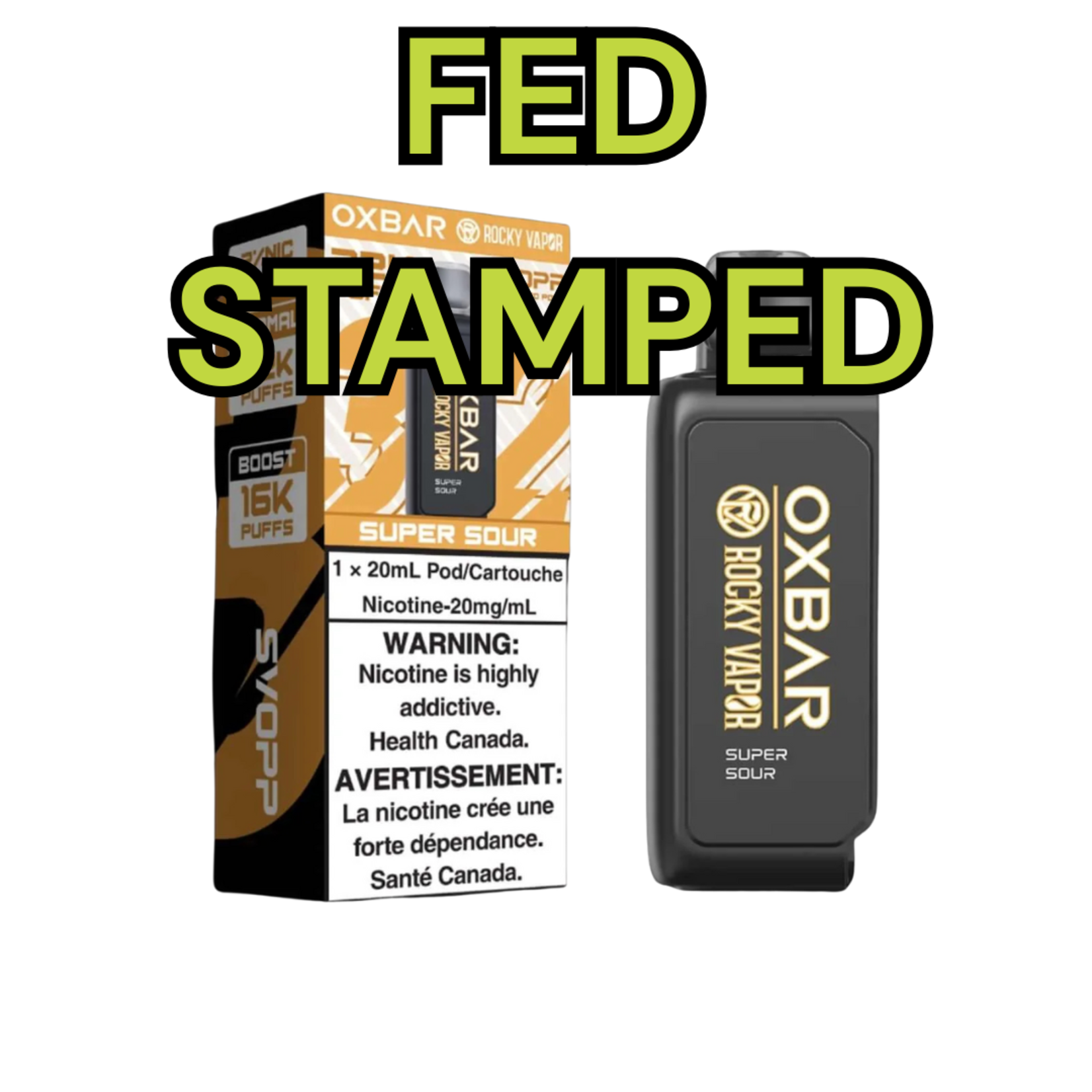 Rocky Vapor Oxbar Svopp 32k Disposable Pod