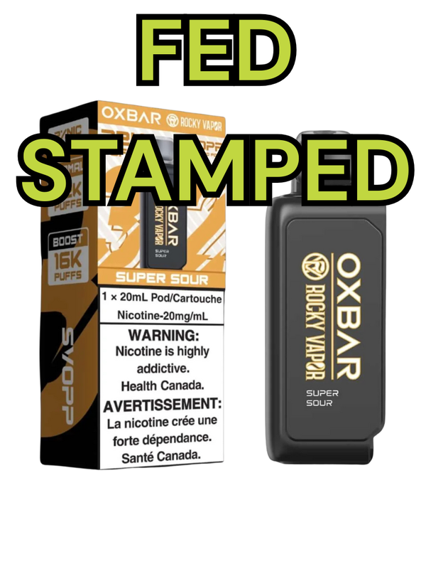 Rocky Vapor Oxbar Svopp 32k Disposable Pod