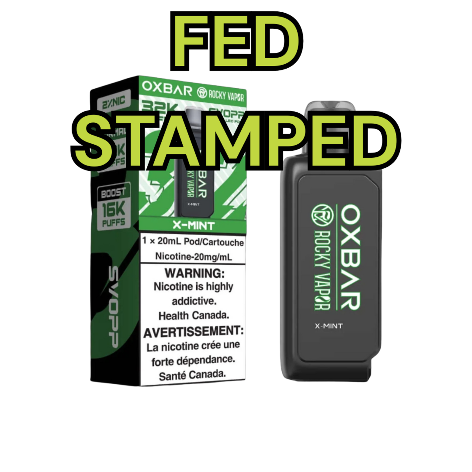Rocky Vapor Oxbar Svopp 32k Disposable Pod