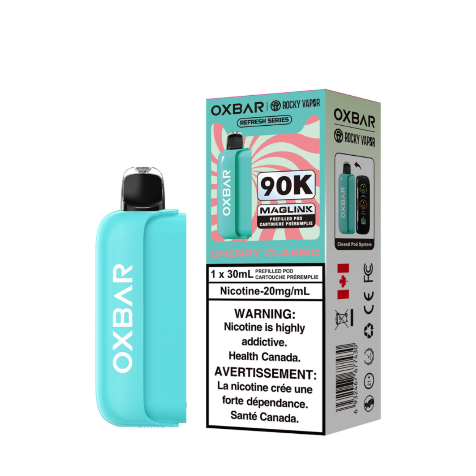 Rocky Vapor Oxbar Maglink Replacement Pod