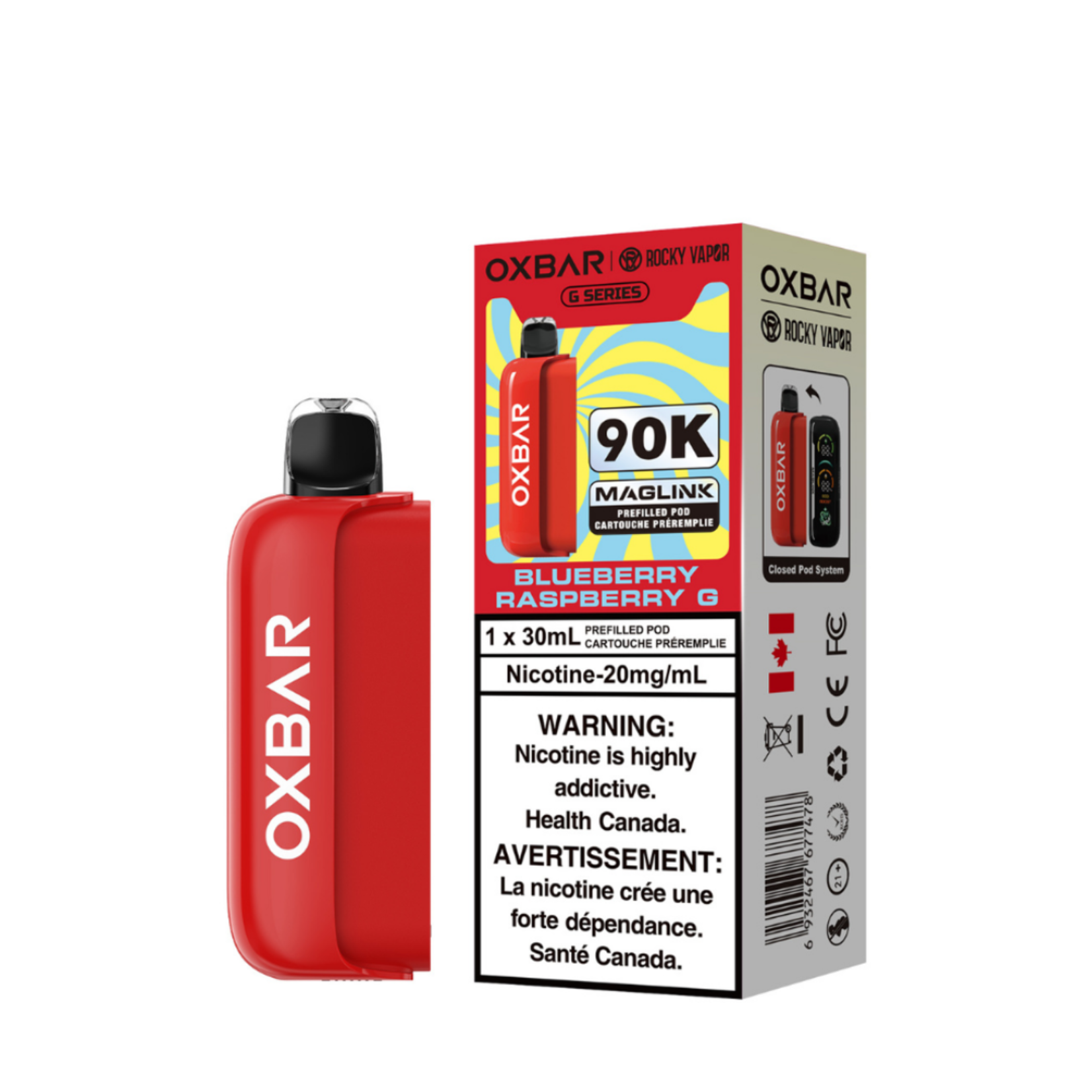Rocky Vapor Oxbar Maglink Replacement Pod