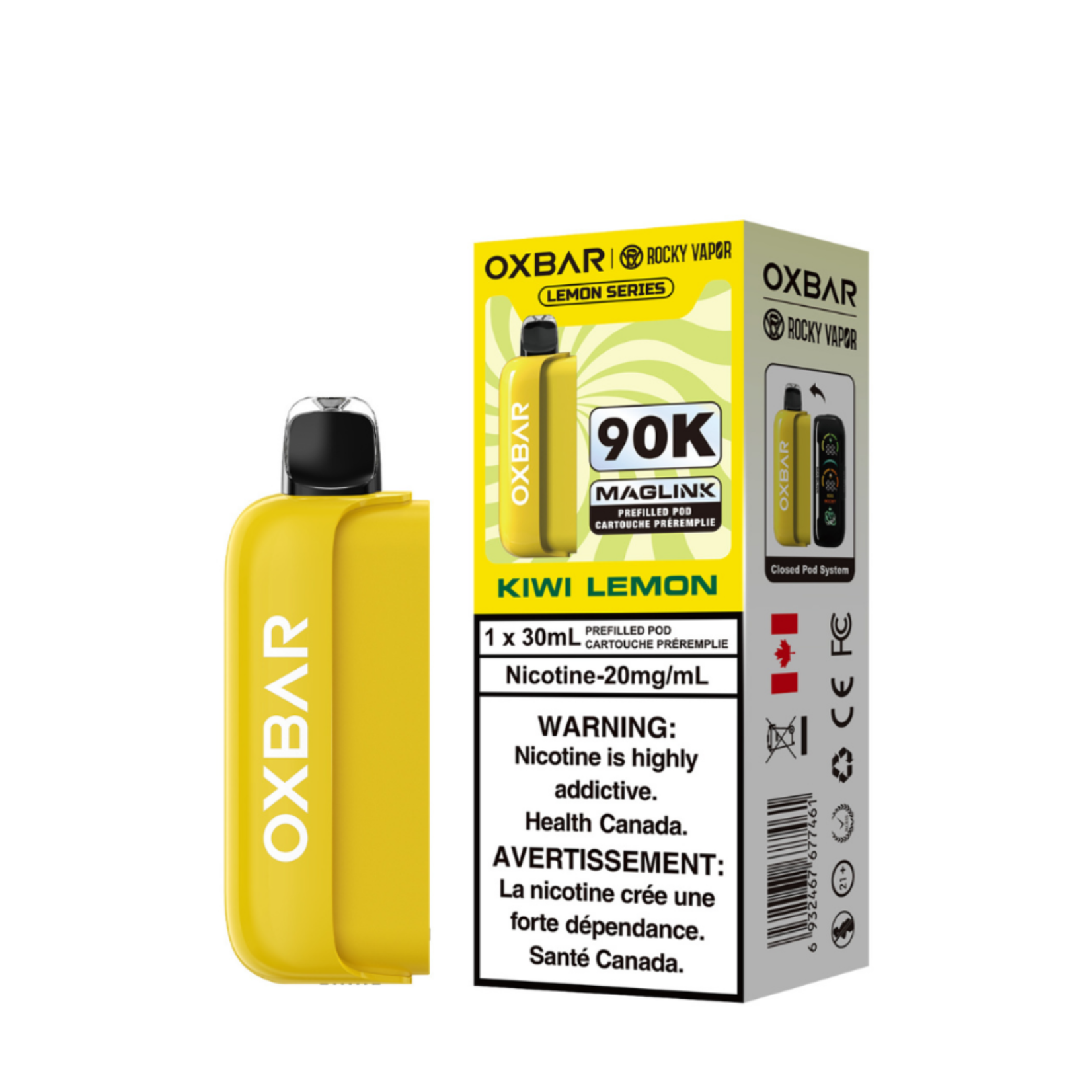 Rocky Vapor Oxbar Maglink Replacement Pod