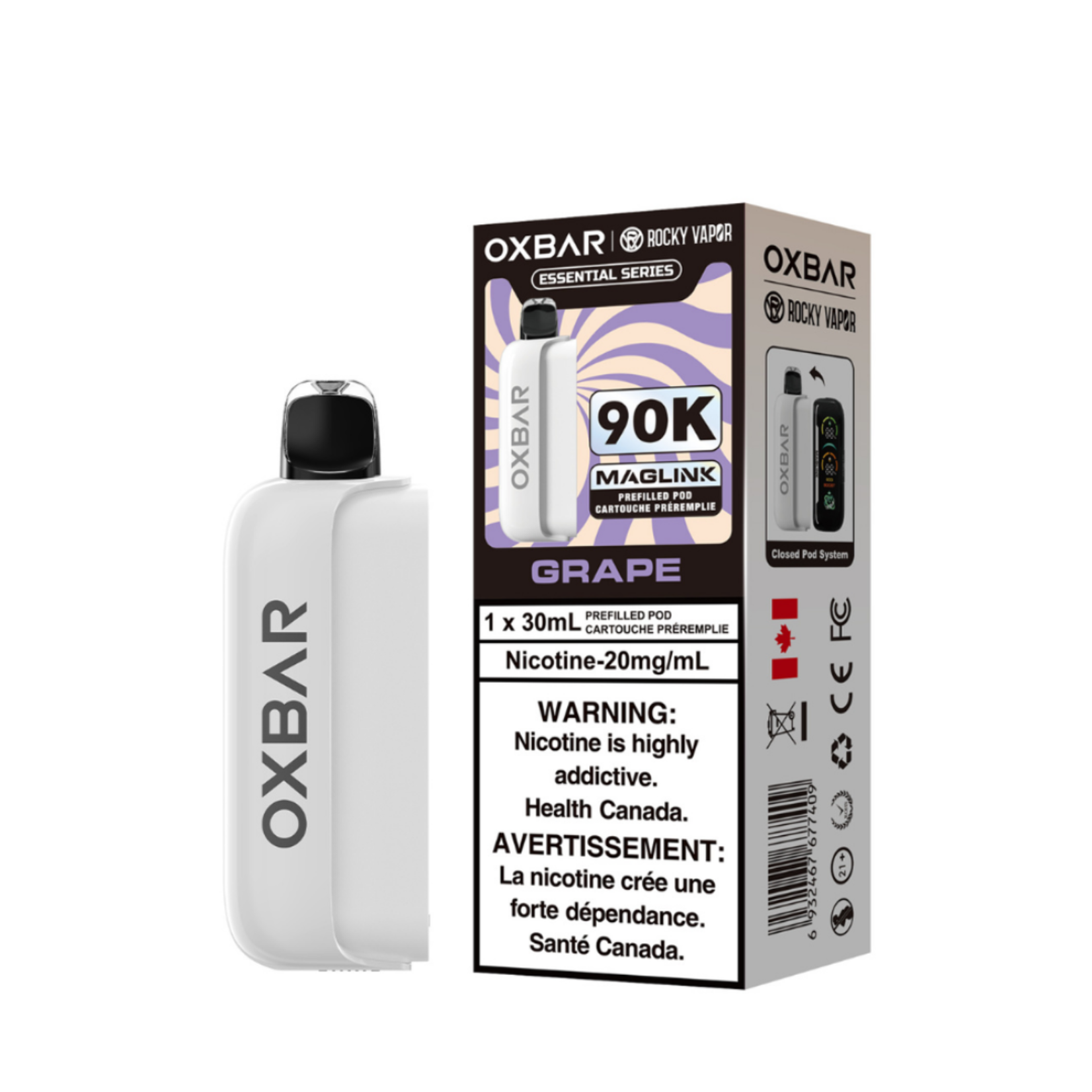 Rocky Vapor Oxbar Maglink Replacement Pod