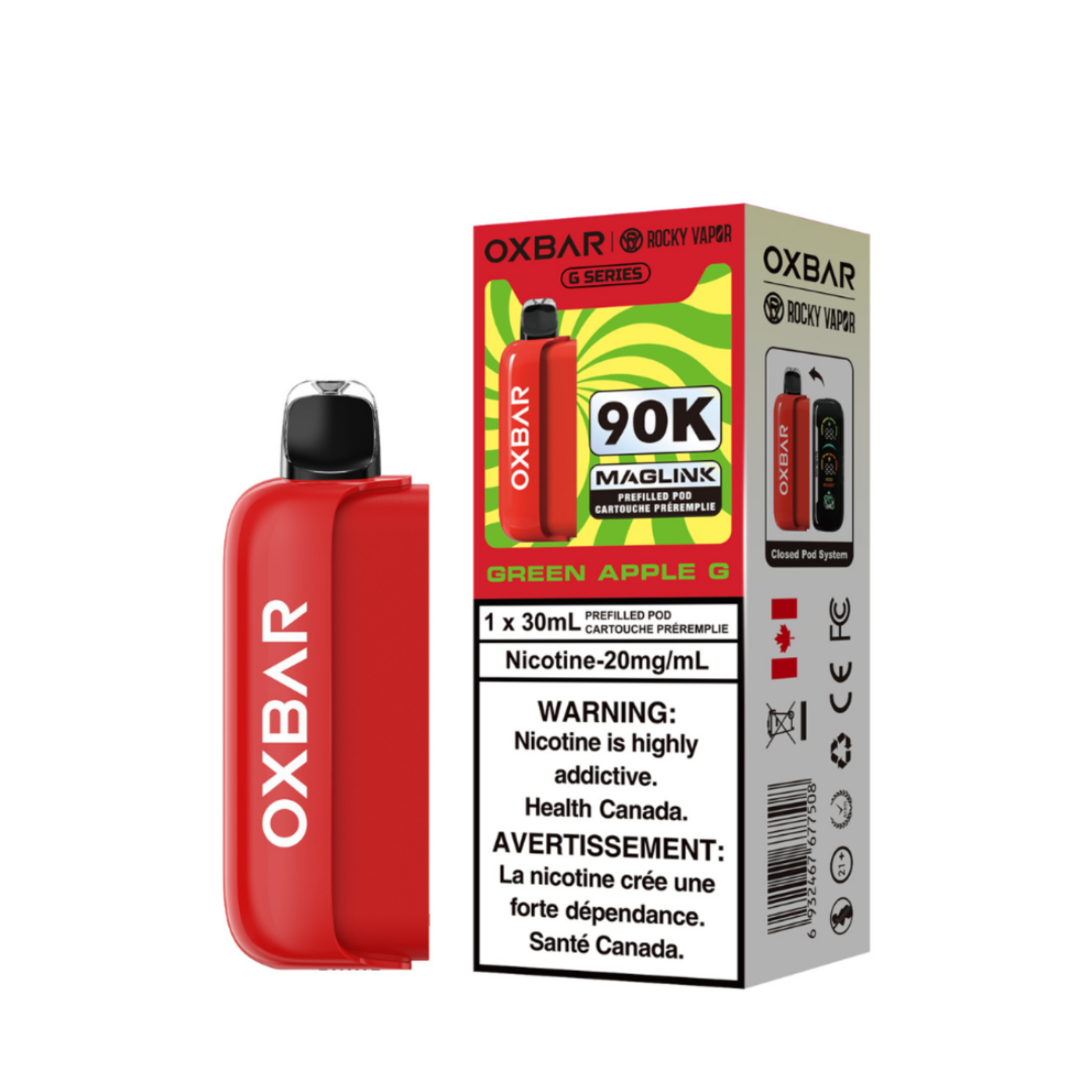 Rocky Vapor Oxbar Maglink Replacement Pod
