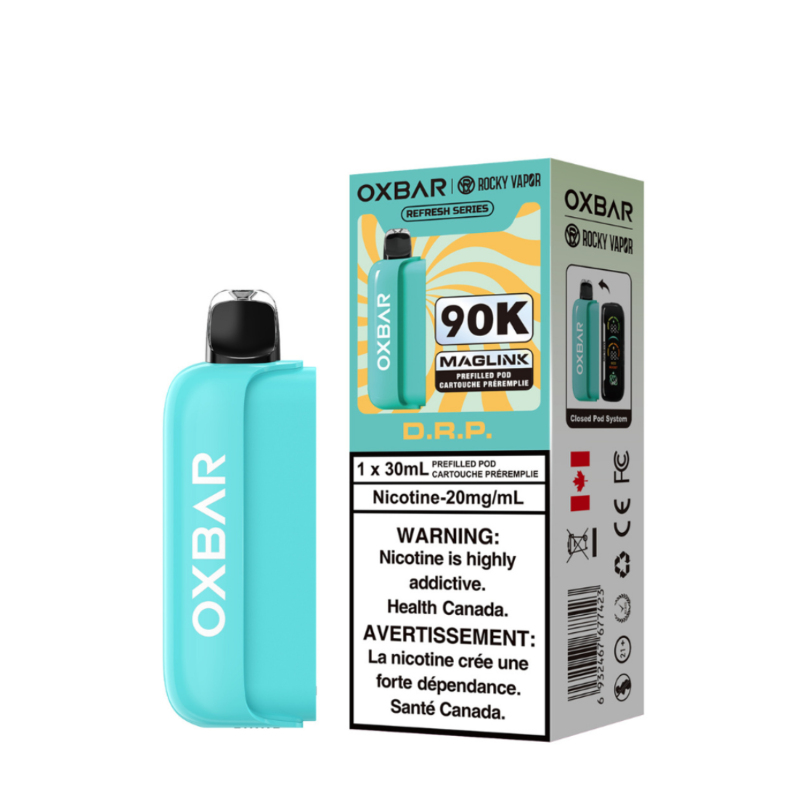 Rocky Vapor Oxbar Maglink Replacement Pod