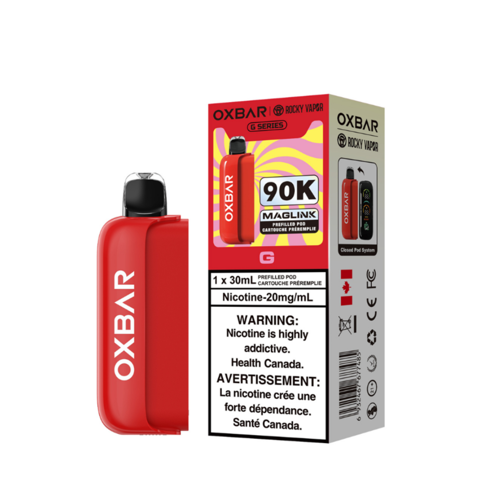 Rocky Vapor Oxbar Maglink Replacement Pod