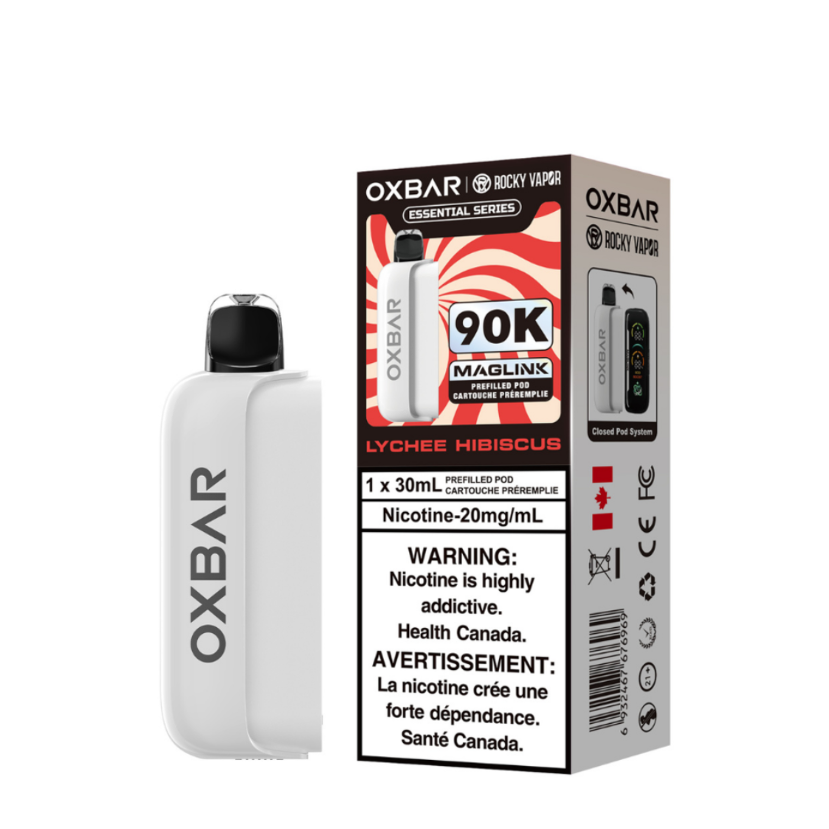 Rocky Vapor Oxbar Maglink Replacement Pod