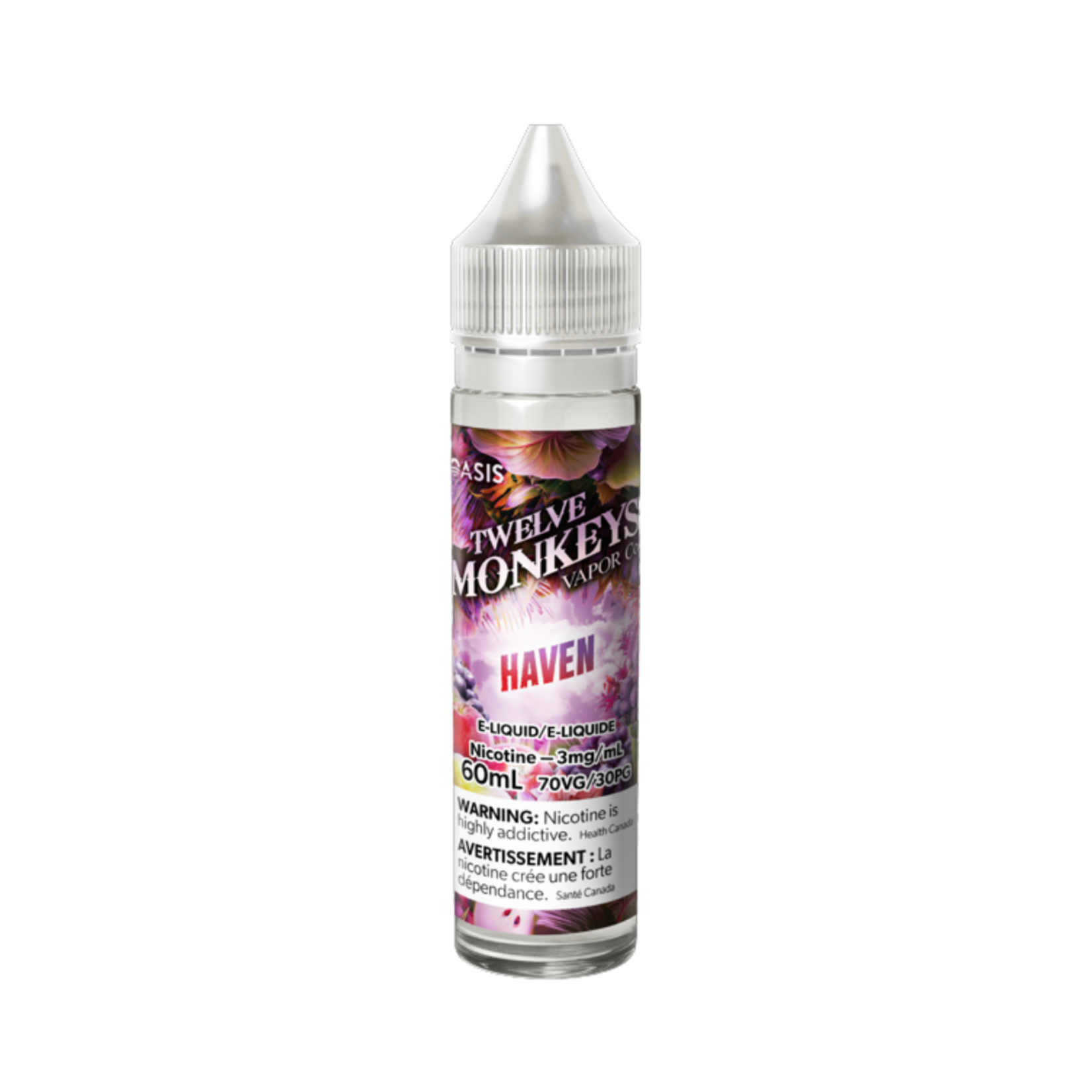 12 Monkeys Freebase Nicotine Vape Juice