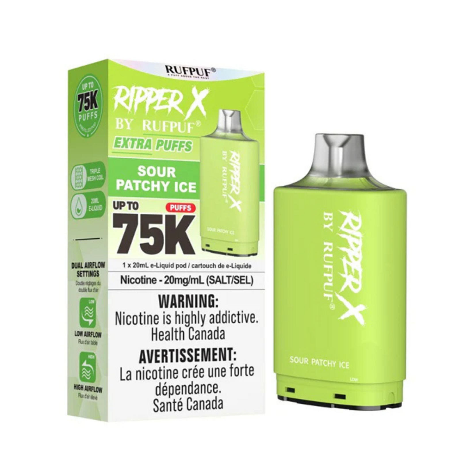 RUFPUF 75K Ripper X Pods