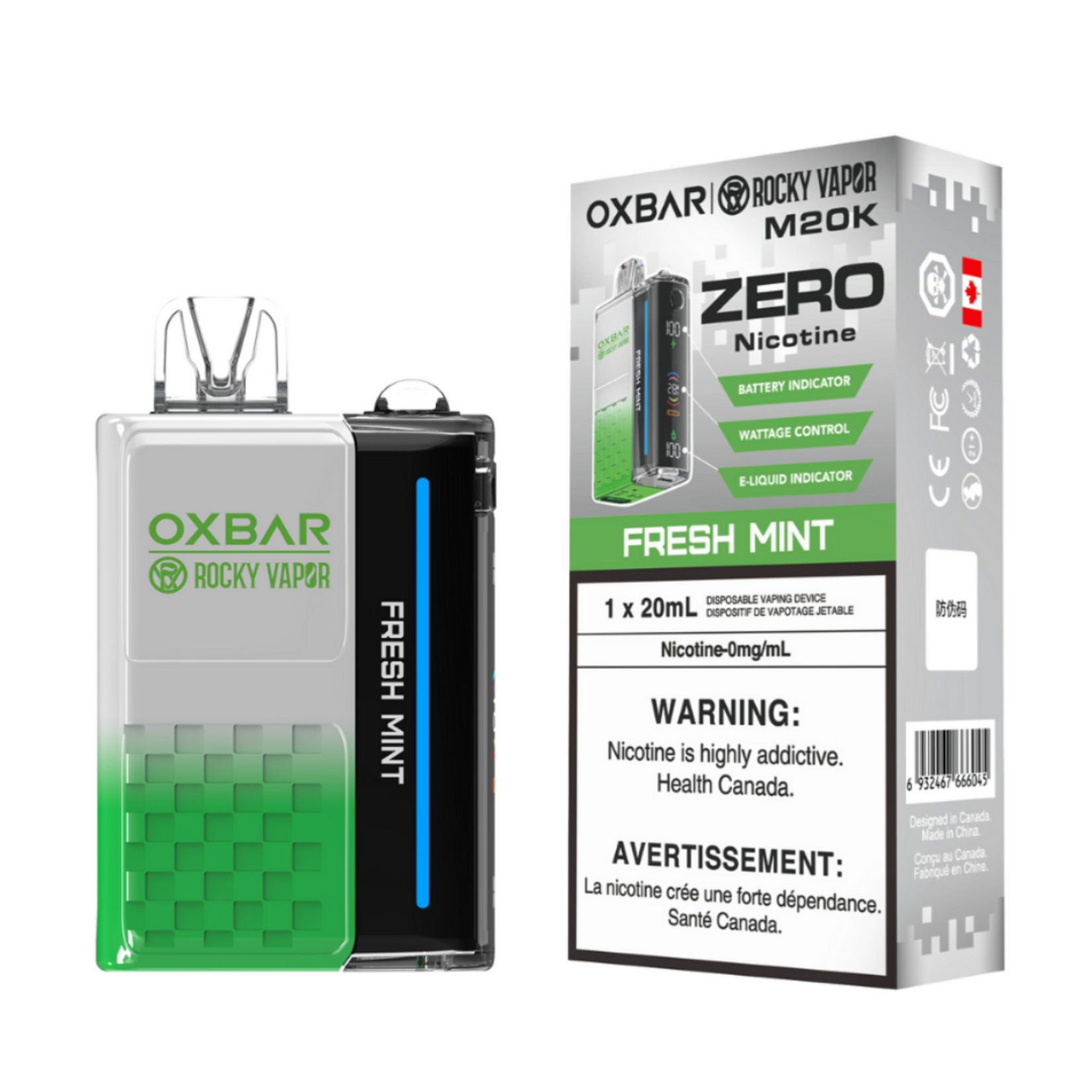 Rocky Vapor Oxbar M20k 0 NIC