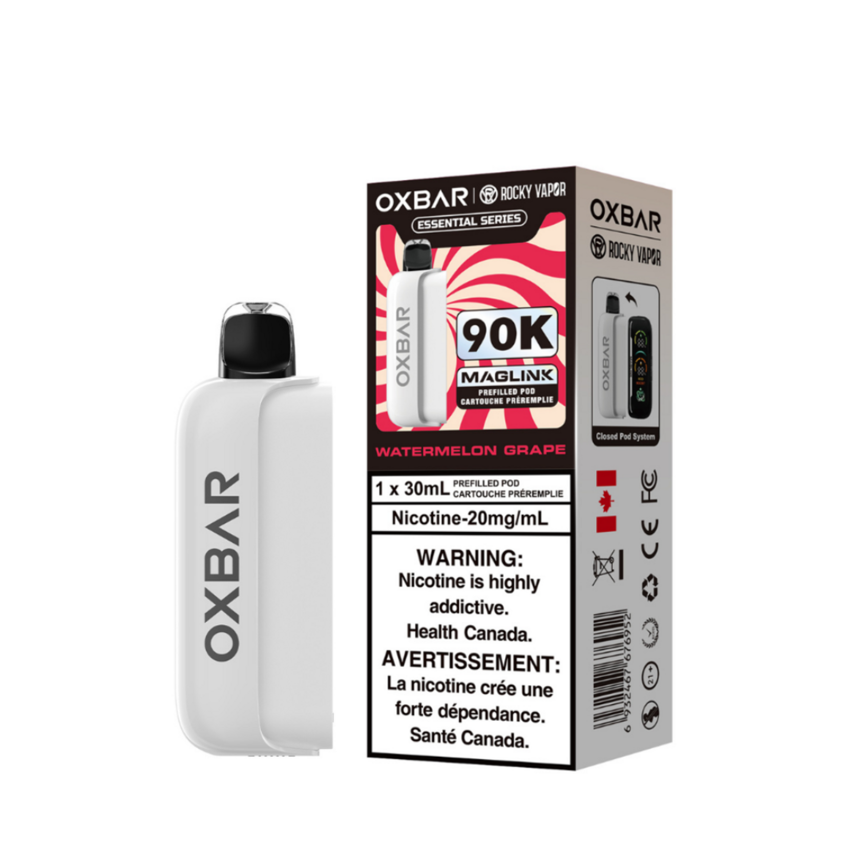 Rocky Vapor Oxbar Maglink Replacement Pods