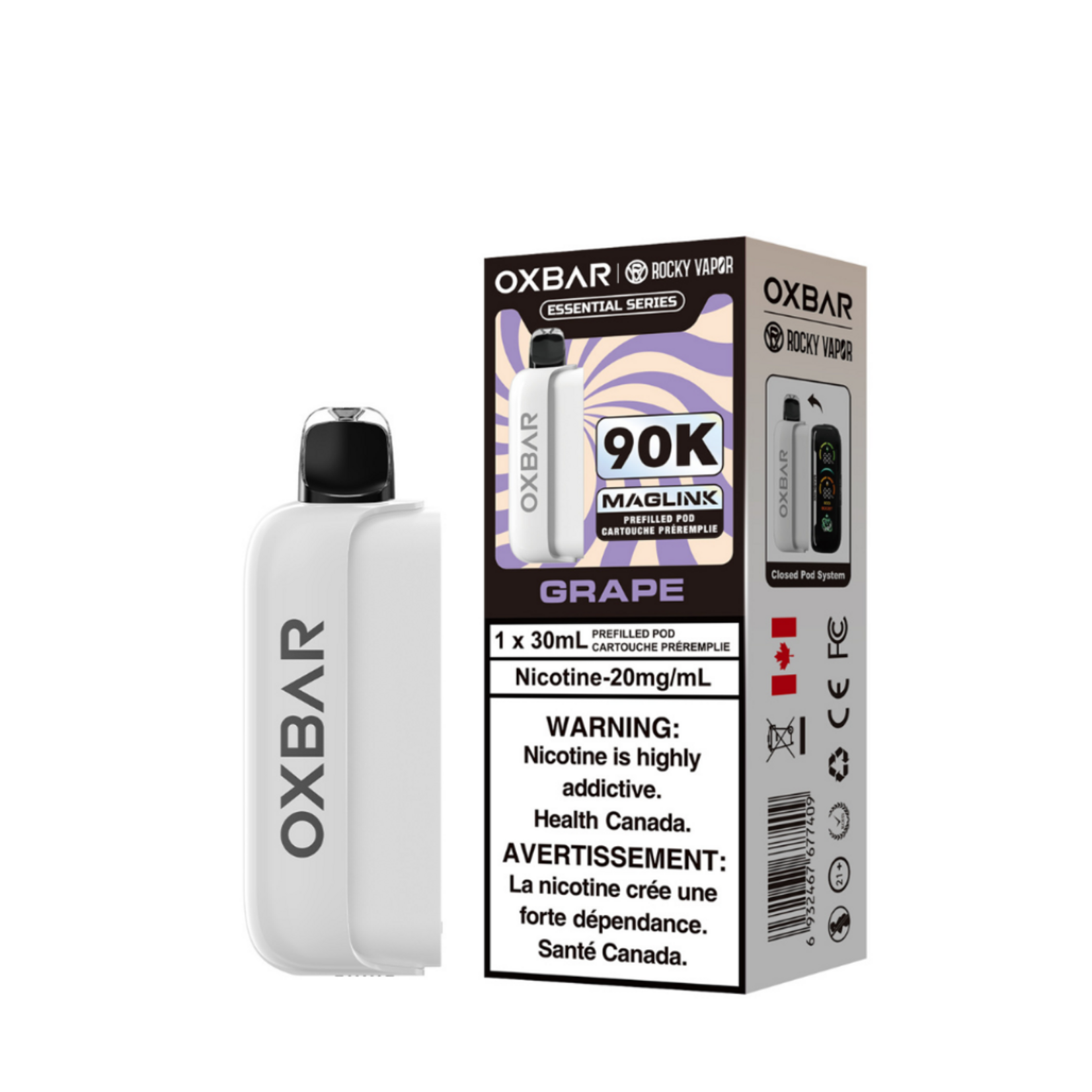 Rocky Vapor Oxbar Maglink Replacement Pods