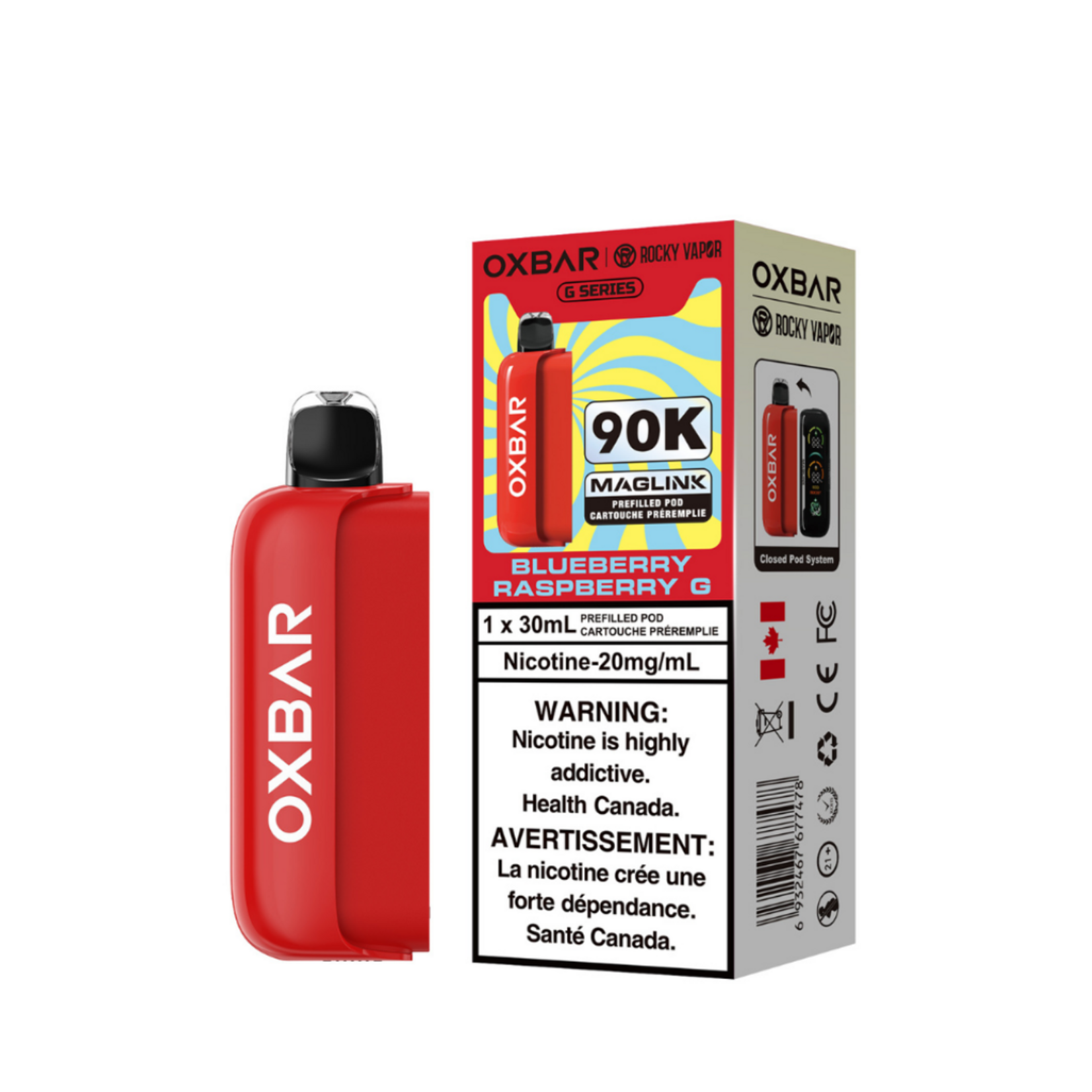 Rocky Vapor Oxbar Maglink Replacement Pods