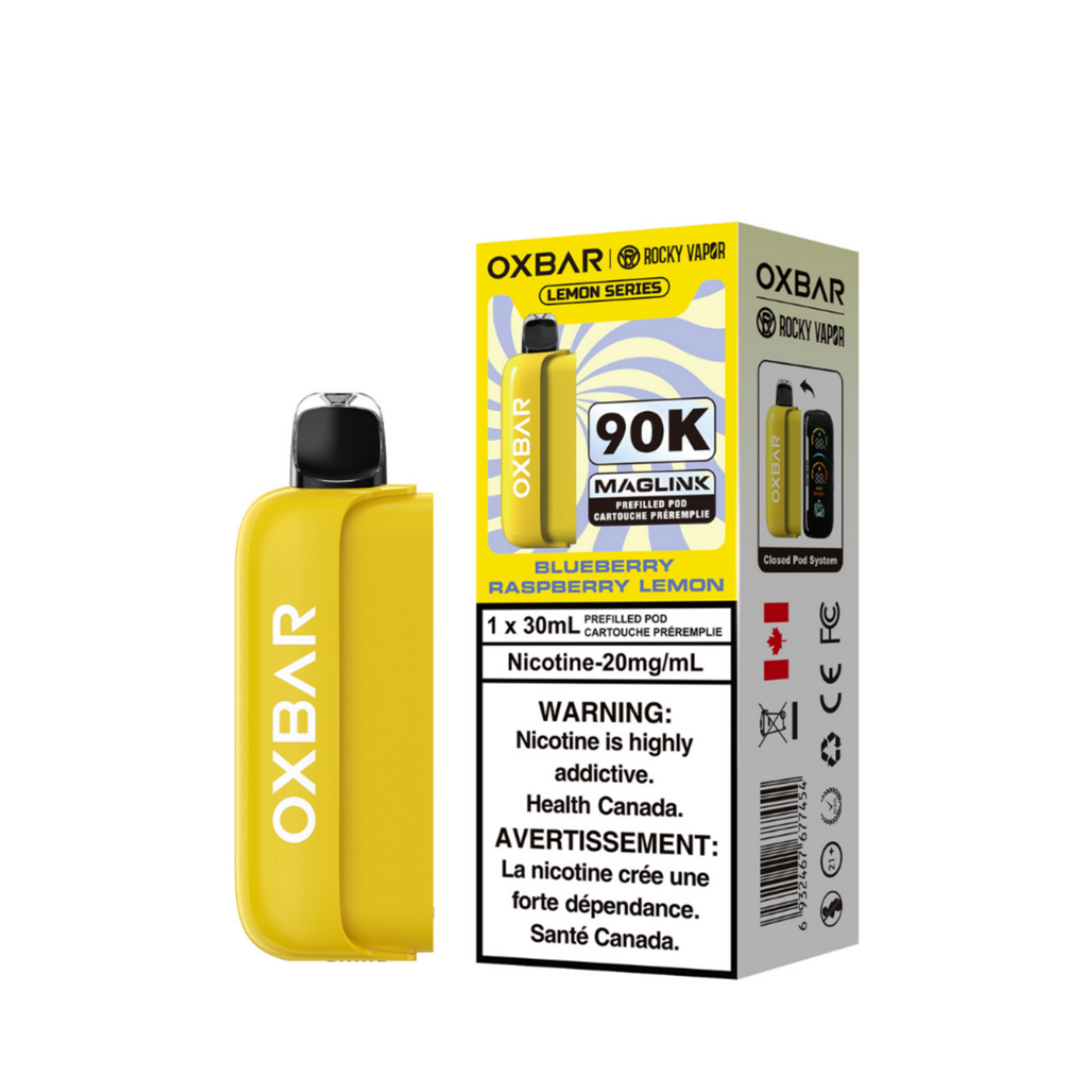 Rocky Vapor Oxbar Maglink Replacement Pods