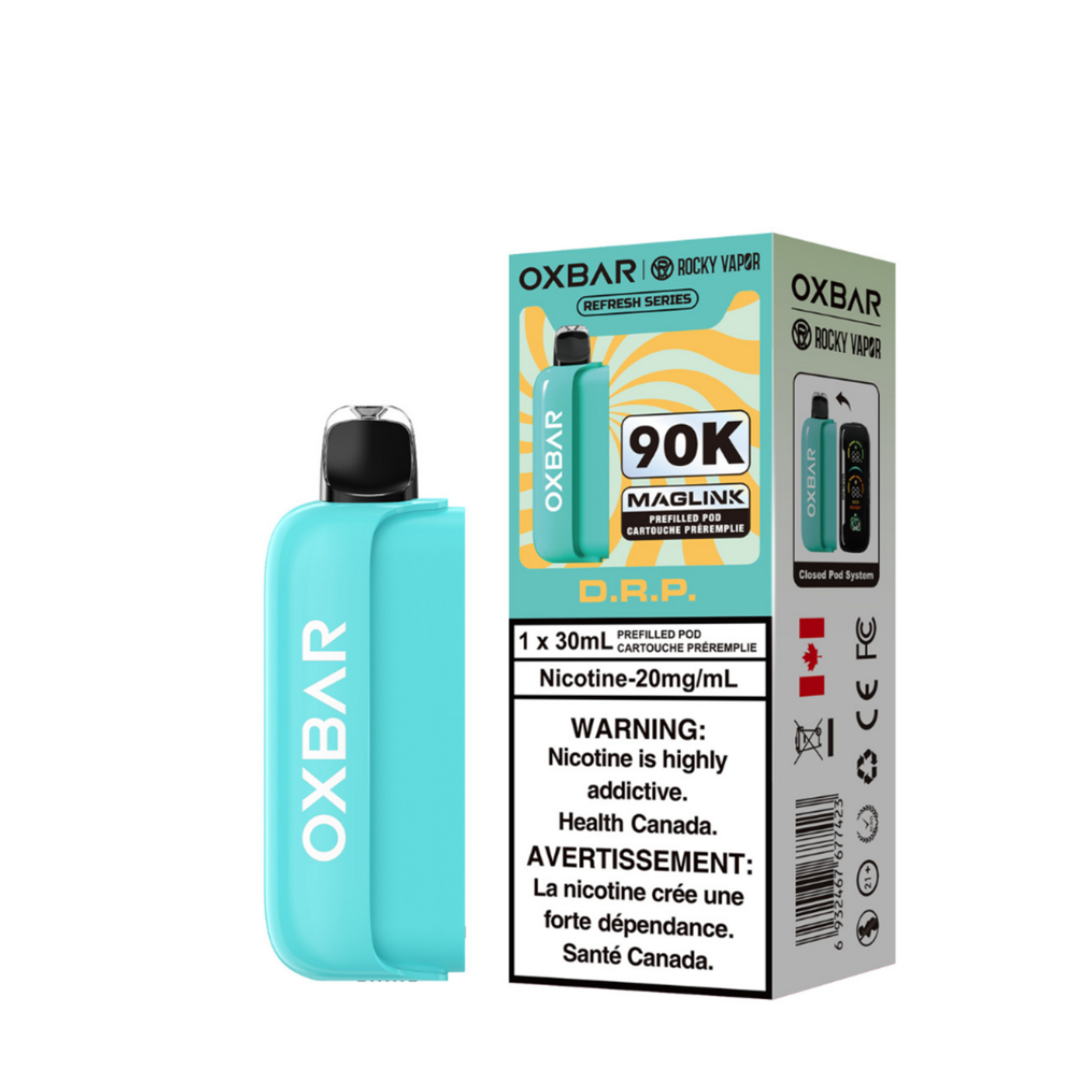 Rocky Vapor Oxbar Maglink Replacement Pods